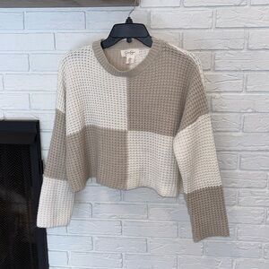 Jessica Simpson Block Knit Sweater